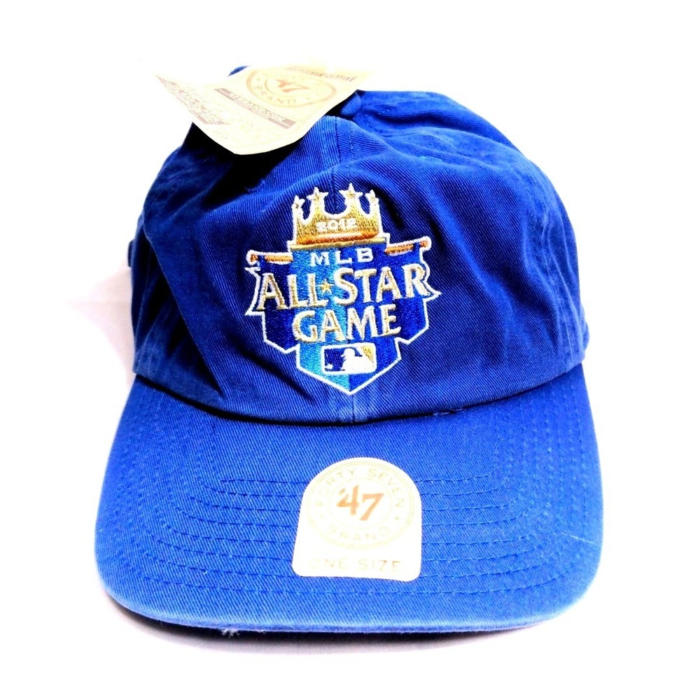 MLB All Star Game 2012 Hat 47 Brand Royal Blue Adjustable Strapback Mens NWT
